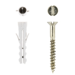 3K10 - Wall Plug & Screw -3K10_o_T